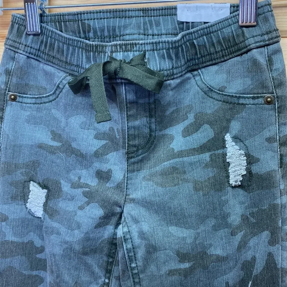 Justice Denim Soft Stretchy Comfy Camo Camouflage Jegging Jeans NWT 10S